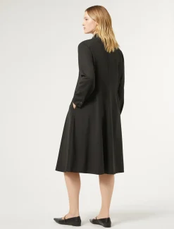Marina Rinaldi Abiti | Abiti*Abito chemisier in gabardina NERO