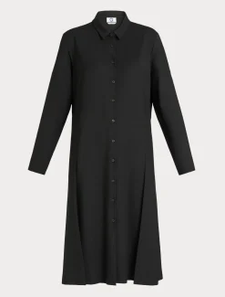 Marina Rinaldi Abiti | Abiti*Abito chemisier in gabardina NERO
