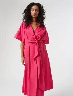 Marina Rinaldi Abiti | Abiti*Abito chemisier in popeline FUXIA