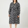 Marina Rinaldi Abiti | Abiti*Abito chemisier in twill NERO