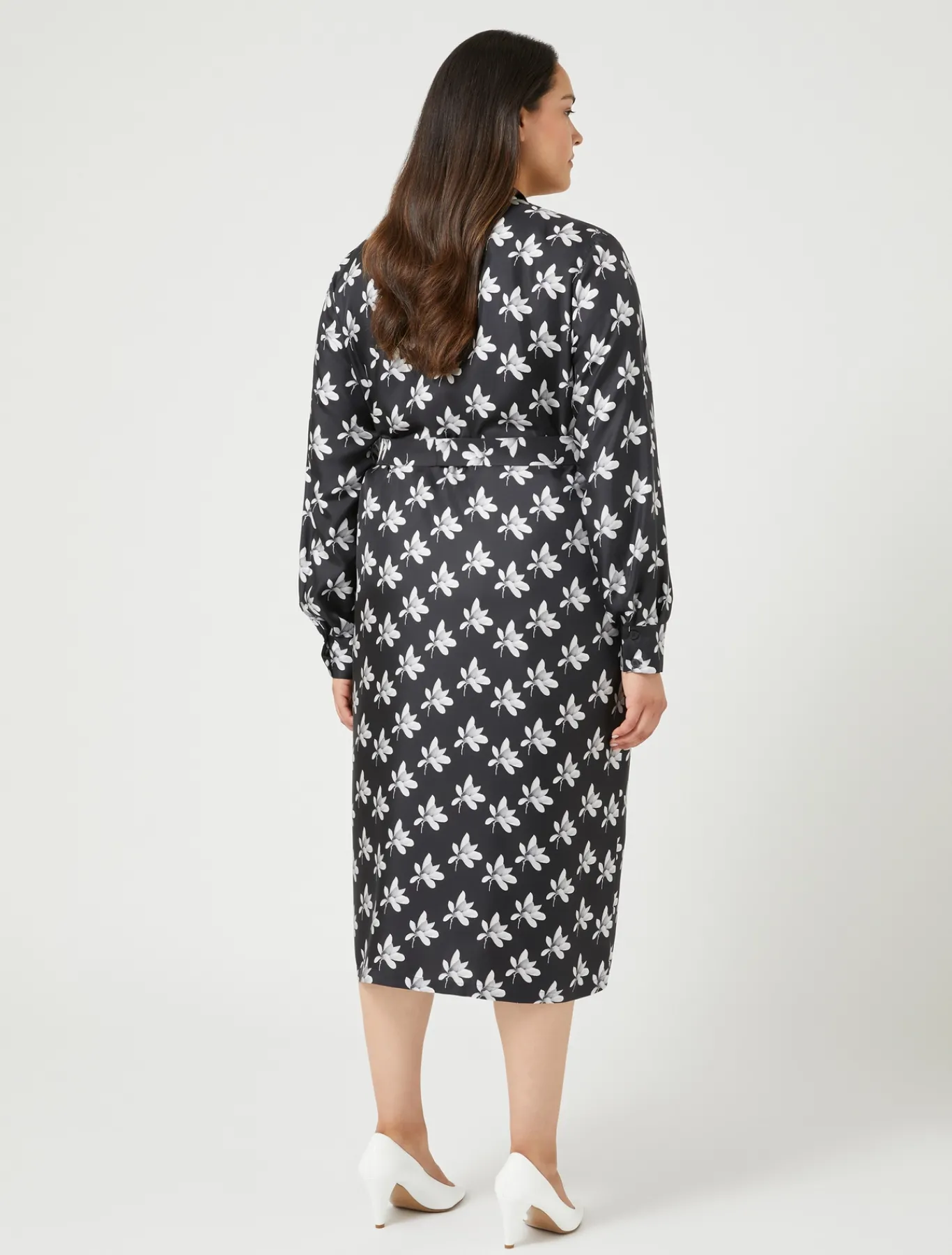 Marina Rinaldi Abiti | Abiti*Abito chemisier in twill NERO
