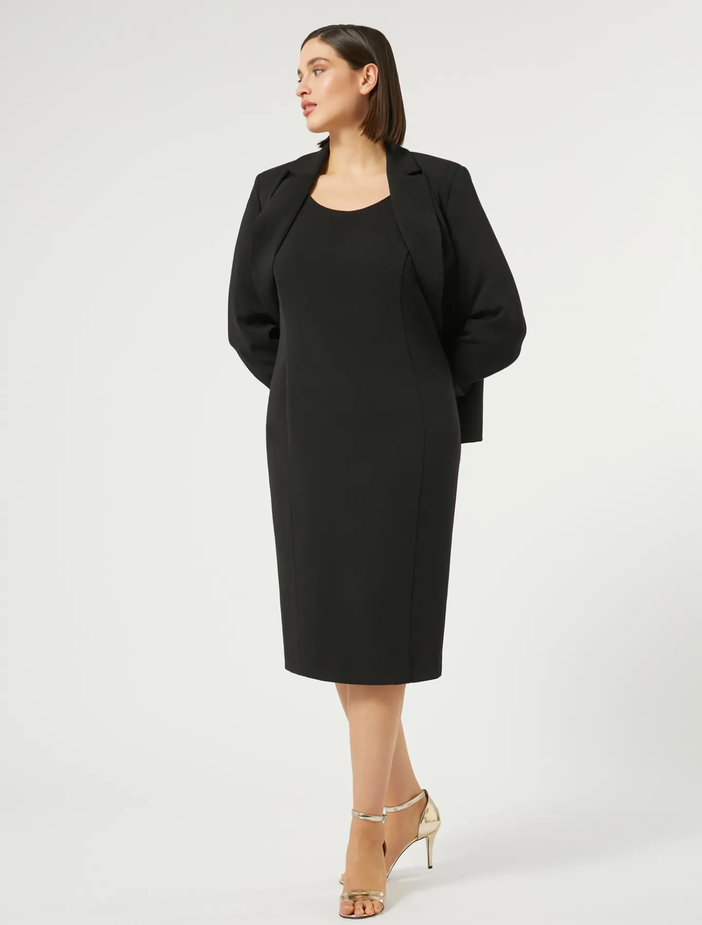 Marina Rinaldi Abiti | Selezione Elegante*Abito in cady NERO