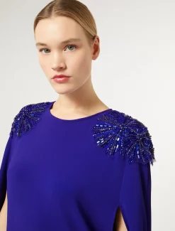 Marina Rinaldi Marina Rinaldi By Zuhair Murad*Abito in cady con ricamo VIOLA