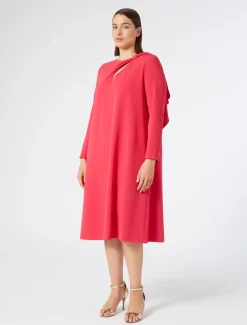 Marina Rinaldi Abiti | Abiti*Abito in cady triacetato FUXIA