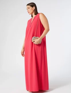 Marina Rinaldi Abiti | Abiti*Abito in cady triacetato FUXIA
