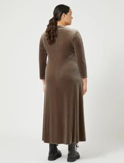 Marina Rinaldi Abiti | Abiti*Abito in ciniglia stretch ROCCIA