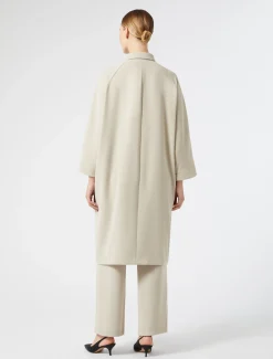 Marina Rinaldi Abiti | Abiti*Abito in crêpe envers satin BEIGE