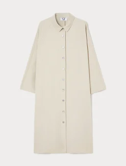 Marina Rinaldi Abiti | Abiti*Abito in crêpe envers satin BEIGE