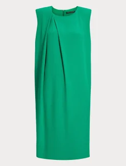 Marina Rinaldi Abiti | Collezione Elegante*Abito in crêpe envers satin VERDEBANDIERA