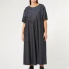 Marina Rinaldi Abiti | Abiti*Abito in denim con ricamo BLU
