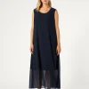 Marina Rinaldi Abiti | Abiti*Abito in georgette BLUMARINO