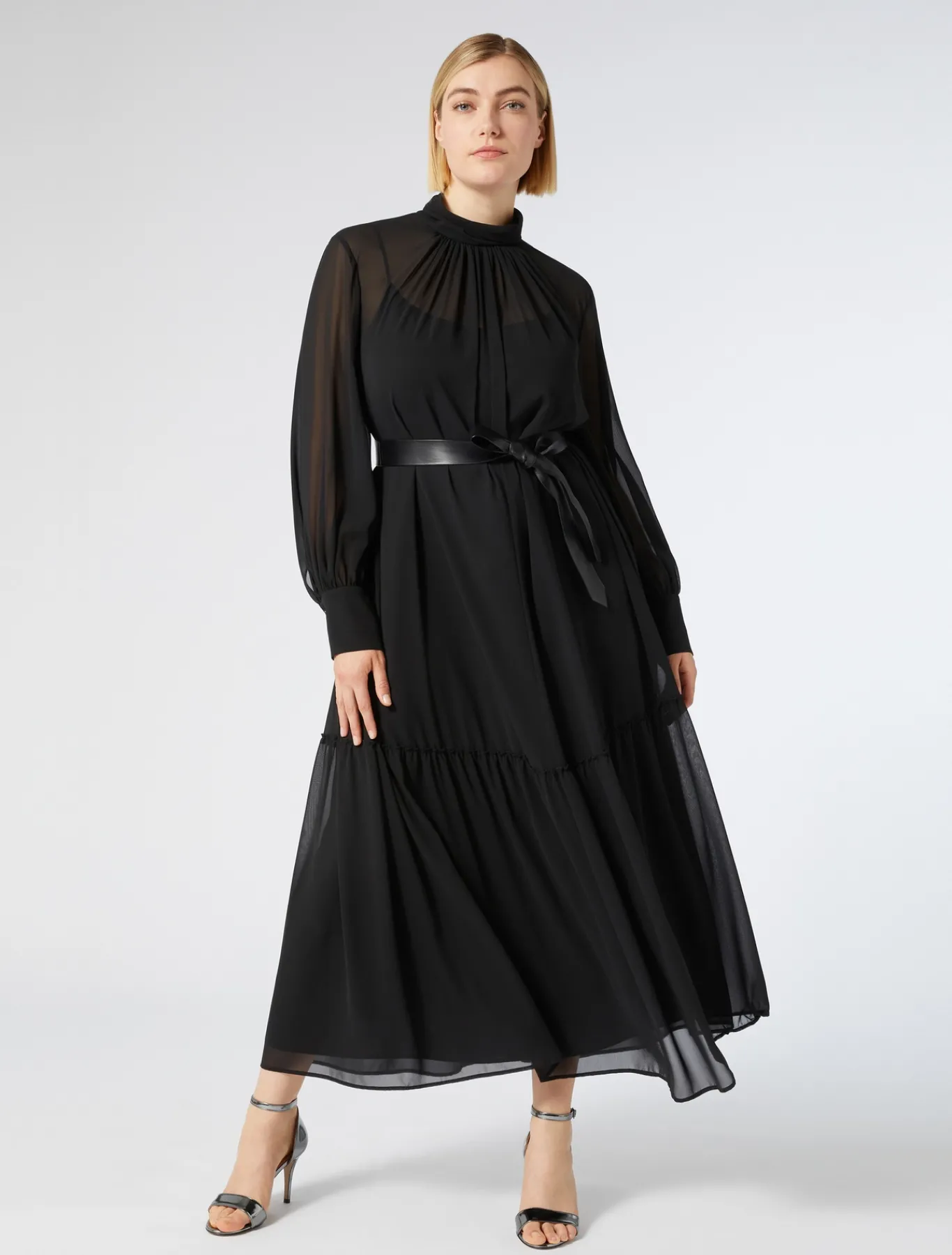 Marina Rinaldi Abiti | Abiti*Abito in georgette NERO