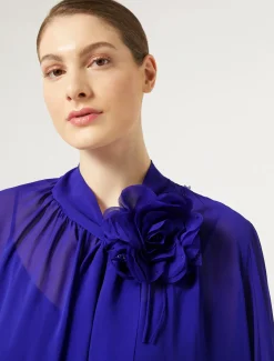 Marina Rinaldi Marina Rinaldi By Zuhair Murad*Abito in georgette di seta VIOLA