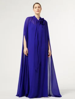 Marina Rinaldi Marina Rinaldi By Zuhair Murad*Abito in georgette di seta VIOLA
