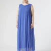 Marina Rinaldi Abiti | Abiti*Abito in georgette plissé AVIO