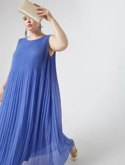 Marina Rinaldi Abiti | Abiti*Abito in georgette plissé AVIO