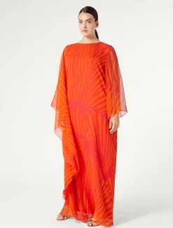 Marina Rinaldi Abiti | Abiti*Abito in georgette stampato ROSA