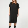 Marina Rinaldi Abiti | Abiti*Abito in jersey plissé NERO