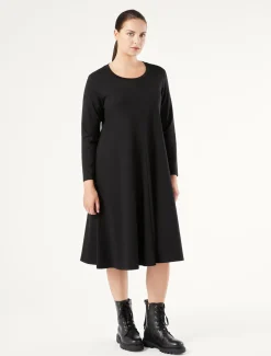 Marina Rinaldi Abiti | Abiti*Abito in jersey punto Milano NERO