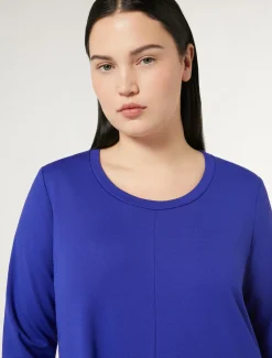 Marina Rinaldi Abiti | Abiti*Abito in jersey punto Milano VIOLA