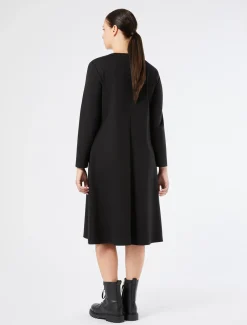Marina Rinaldi Abiti | Abiti*Abito in jersey punto Milano NERO