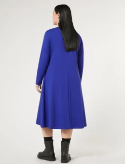 Marina Rinaldi Abiti | Abiti*Abito in jersey punto Milano VIOLA