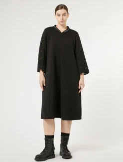 Marina Rinaldi Abiti | Abiti*Abito in jersey scuba NERO