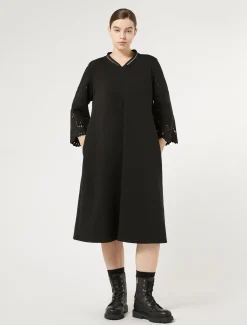 Marina Rinaldi Abiti | Abiti*Abito in jersey scuba NERO