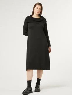 Marina Rinaldi Abiti | Abiti*Abito in lana e lurex NERO