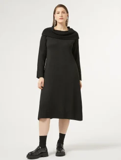 Marina Rinaldi Abiti | Abiti*Abito in lana e lurex NERO