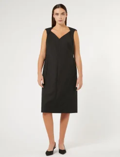 Marina Rinaldi Abiti | Abiti*Abito in levantina con strass NERO