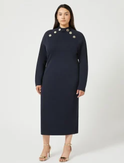 Marina Rinaldi Abiti | Abiti*Abito in maglia BLUNOTTE