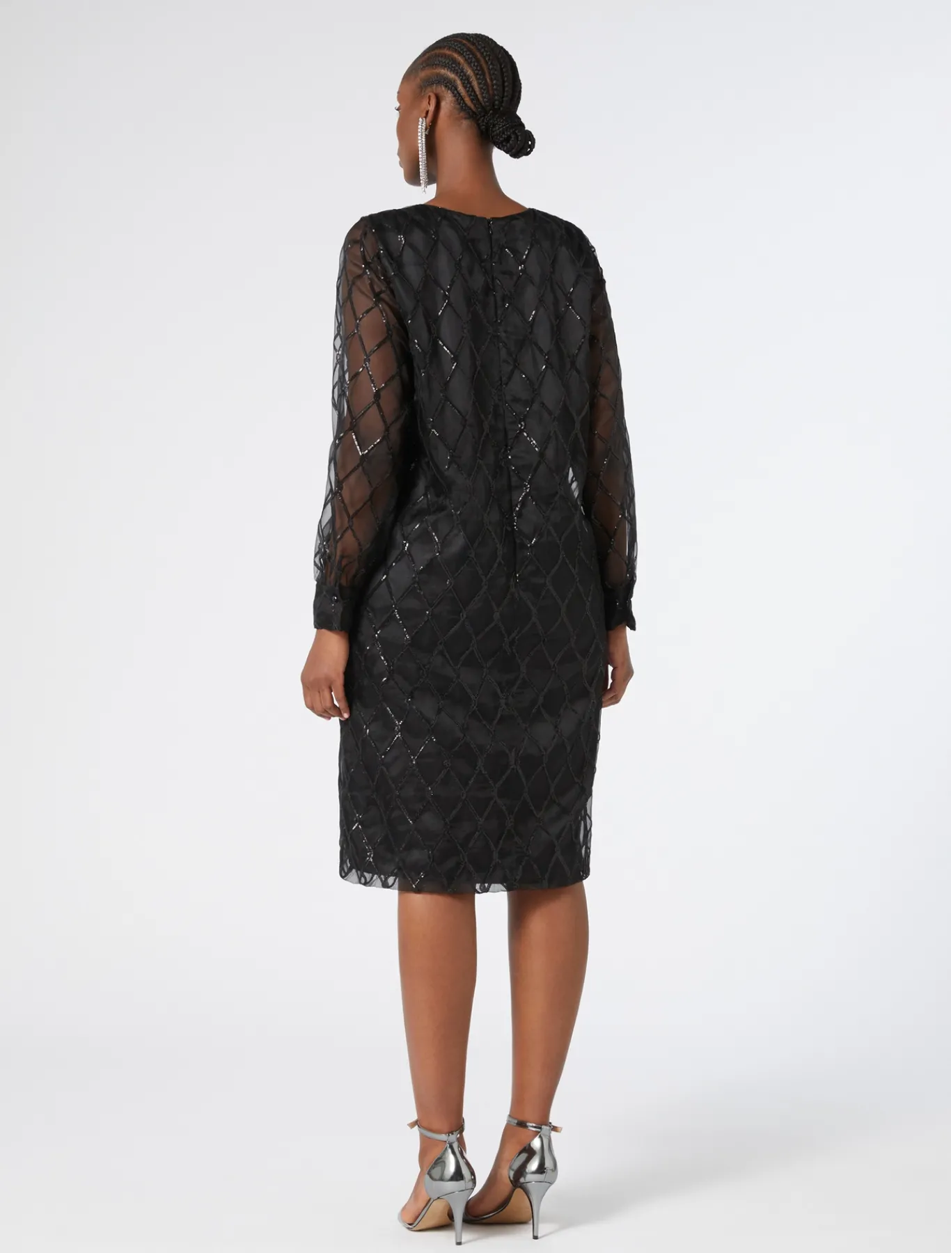 Marina Rinaldi Collezione Elegante | Abiti*Abito in organza NERO