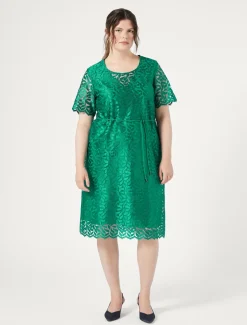 Marina Rinaldi Abiti | Abiti*Abito in tulle ricamato GIADA