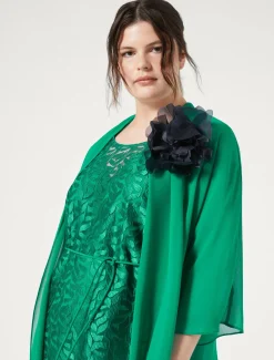 Marina Rinaldi Abiti | Abiti*Abito in tulle ricamato GIADA