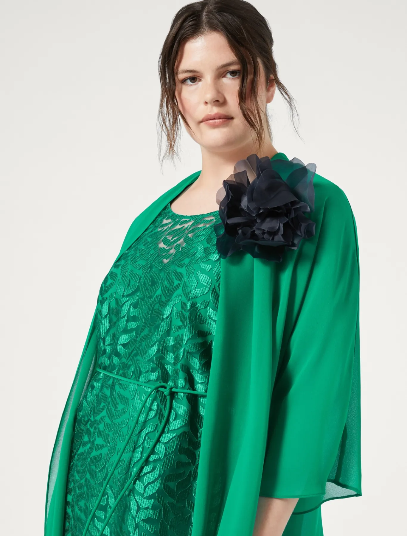 Marina Rinaldi Abiti | Abiti*Abito in tulle ricamato GIADA