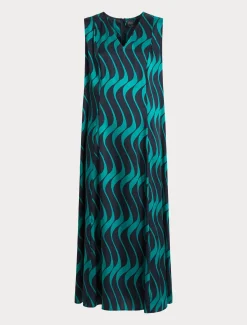 Marina Rinaldi Abiti | Selezione Elegante*Abito in twill BLUMARINO