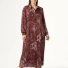 Marina Rinaldi Abiti | Abiti*Abito in twill stampato BORDEAUX