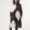 Marina Rinaldi Abiti | Abiti*Abito in twill stampato NERO