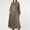 Marina Rinaldi Abiti | Abiti*Abito in twill stampato BLUNOTTE