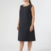 Marina Rinaldi Abiti | Abiti*Abito jacquard BLUMARINO