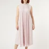 Marina Rinaldi Abiti | Collezione Elegante*Abito longuette in crêpe ROSA