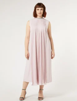 Marina Rinaldi Abiti | Collezione Elegante*Abito longuette in crêpe ROSA