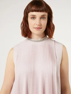 Marina Rinaldi Abiti | Collezione Elegante*Abito longuette in crêpe ROSA