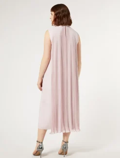 Marina Rinaldi Abiti | Collezione Elegante*Abito longuette in crêpe ROSA