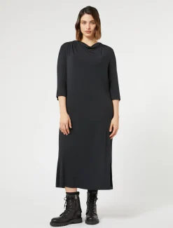 Marina Rinaldi Abiti | Abiti*Abito longuette in jersey NERO