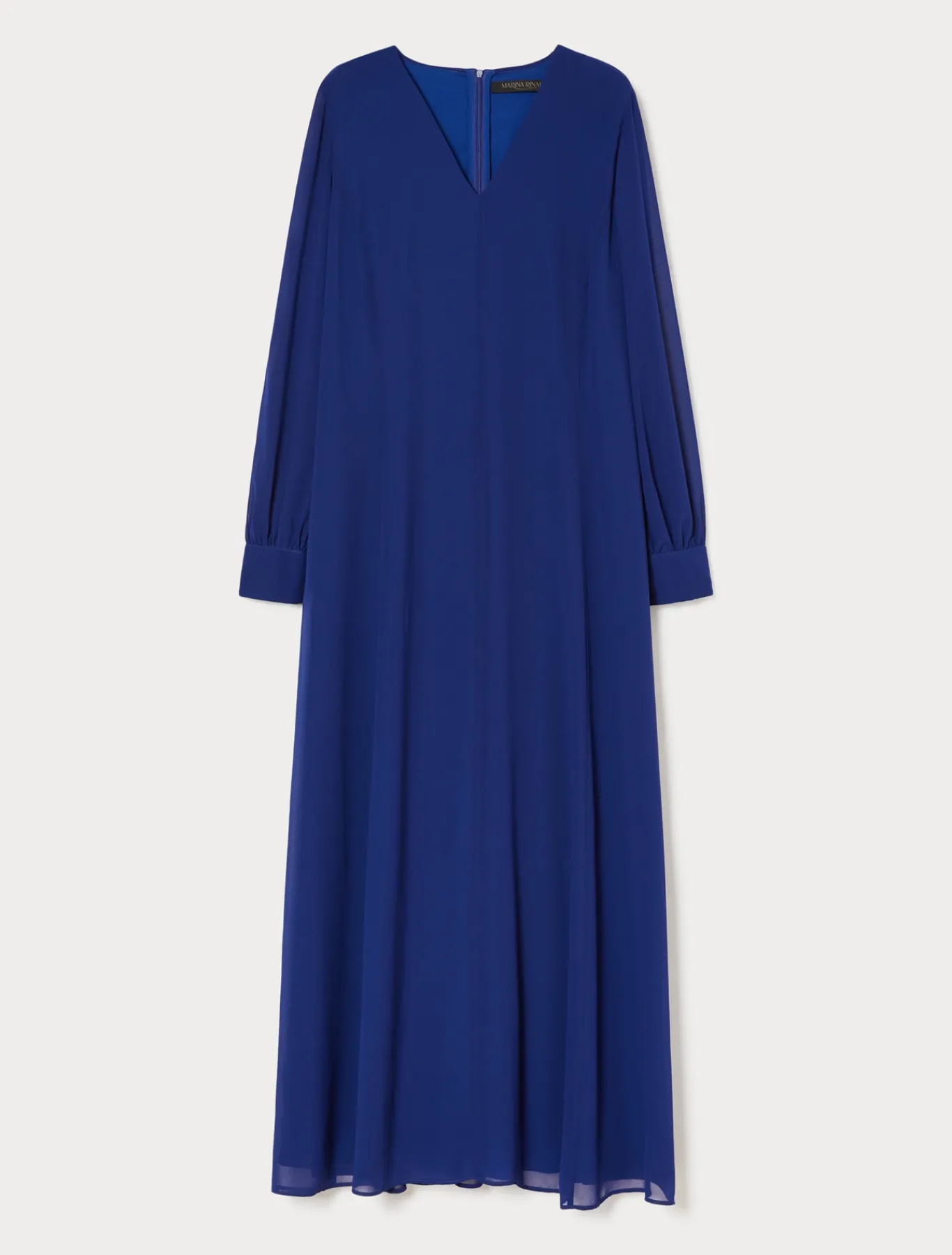 Marina Rinaldi Abiti | Abiti*Abito lungo in crêpe georgette BLUETTE