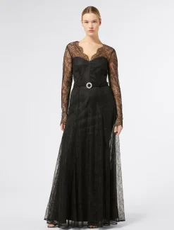 Marina Rinaldi Marina Rinaldi By Zuhair Murad*Abito lungo in pizzo NERO