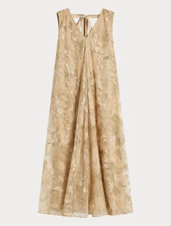 Marina Rinaldi Abiti | Collezione Elegante*Abito lungo in tulle ricamato OROCHIARO