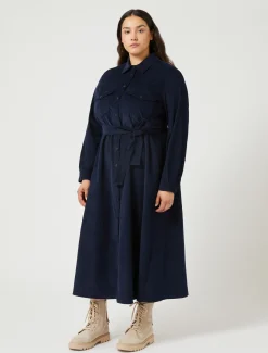 Marina Rinaldi Abiti | Abiti*Abito lungo in velluto BLU